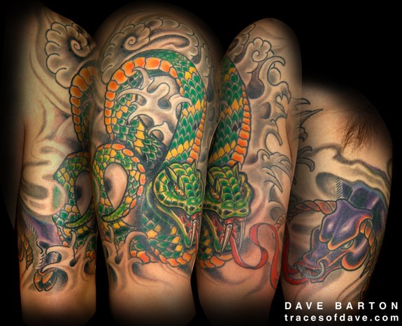 Snake Half Sleeve