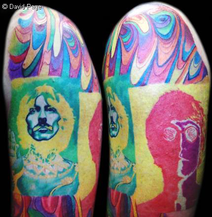 beatles tattoo by david page tattoonow beatles tattoo by david page tattoonow