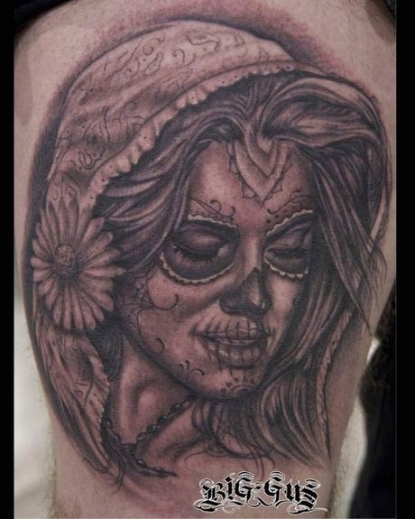 Sugar Skull Girl Tattoo Tattoos