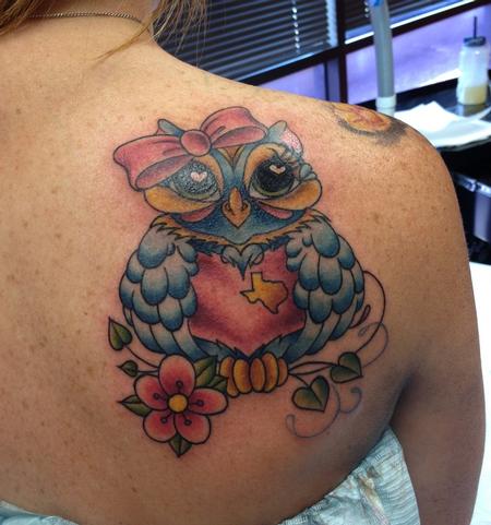 Sam Frederick - Owl Tattoo