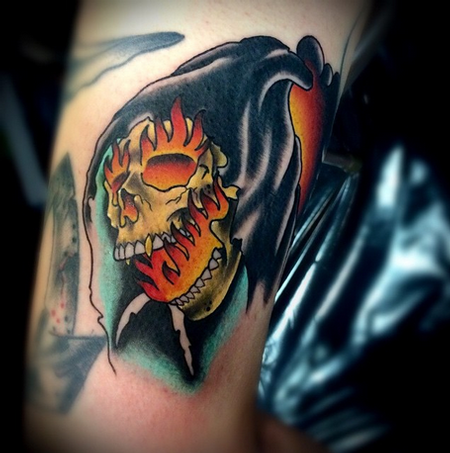 Grim Reaper Tattoo Tattoo Design Thumbnail