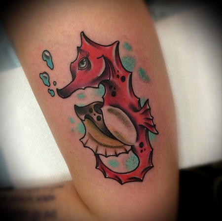 Seahorse Tattoo Tattoo Design Thumbnail