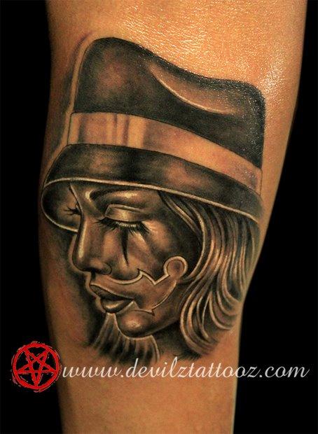 Chicano girl tattoo : Tattoos :