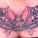 Tattoos - Dolphin Filigree Chest PIece - 75588