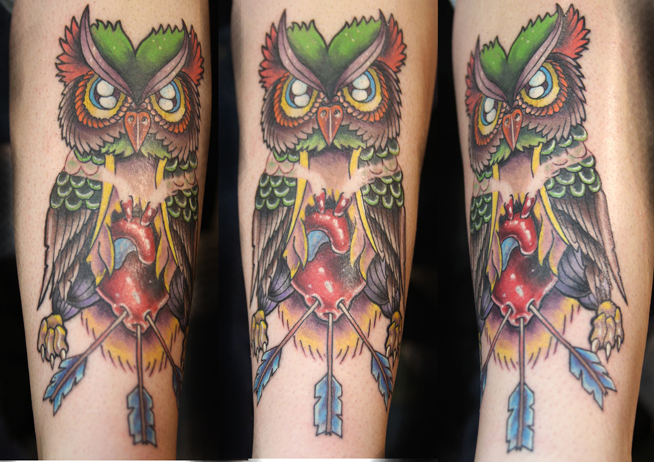 Tattoos - WHO WHO.....OWL LOVE - 26117