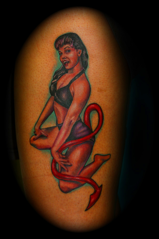 Tattoos - betty pin-up - 27456