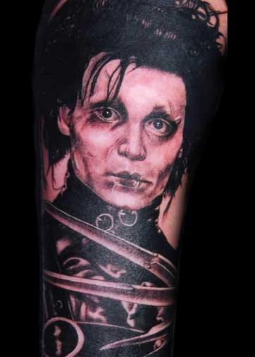 Ed Lott - Edward Scissorhands Tattoo - Edward_scissorhands_tattoo