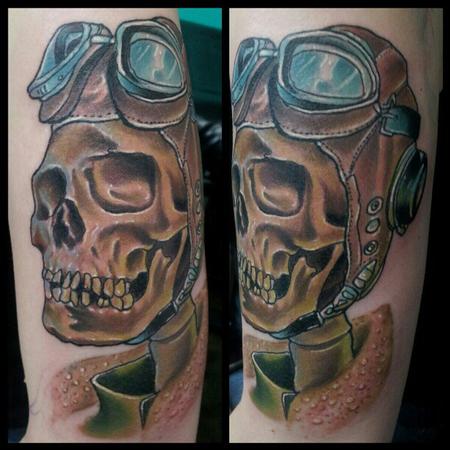 Gas Mask Tattoo by Mike DeVries: TattooNOW