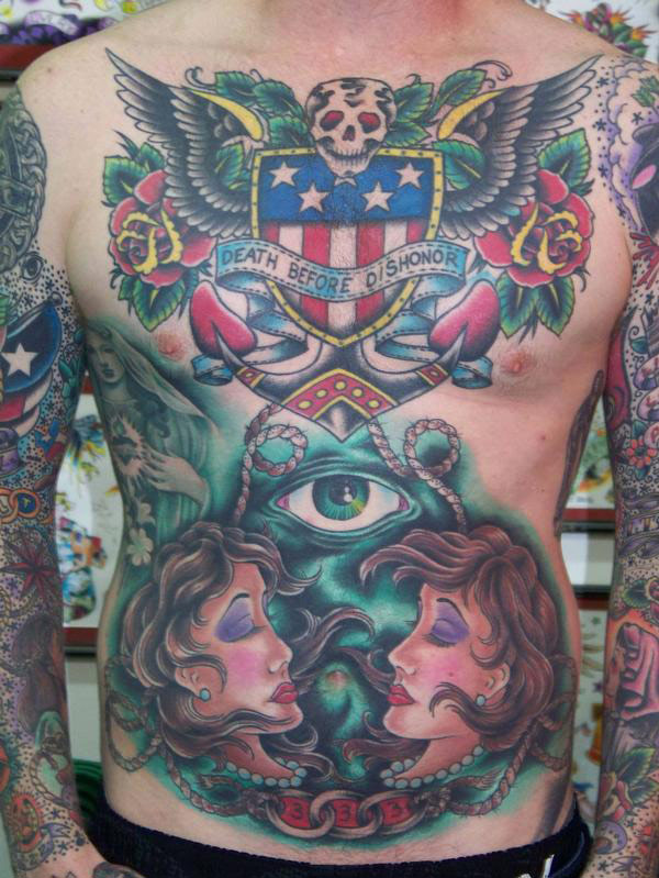 Death before Dishonor by Oliver Peck: TattooNOW