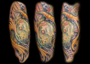 Tattoos - Biomech Deer - 44457