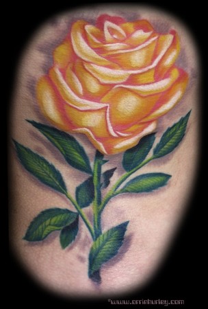 Tattoos - Painterly Rose - 41038