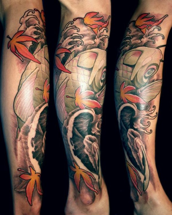 Koi Fish Sleeve by Emil Edge TattooNOW