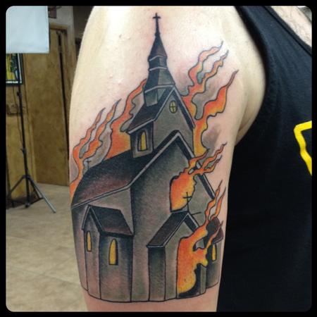 Gary Dunn - Church Tattoo