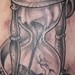 Tattoos - Never Enough Hour Glass Tattoo - 36681