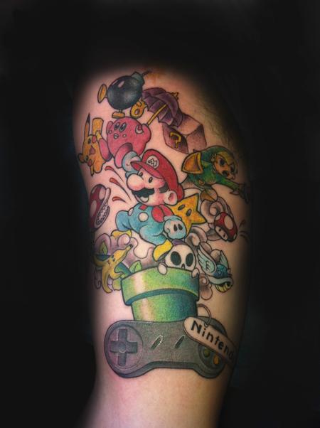 Visiting Artist - Christian Brito - Gamer Tattoo