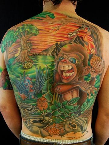 Visiting Artist - Ross Lloyd - Monkey Back Piece