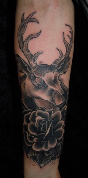 Crowe Tattoos Deer Tattoo