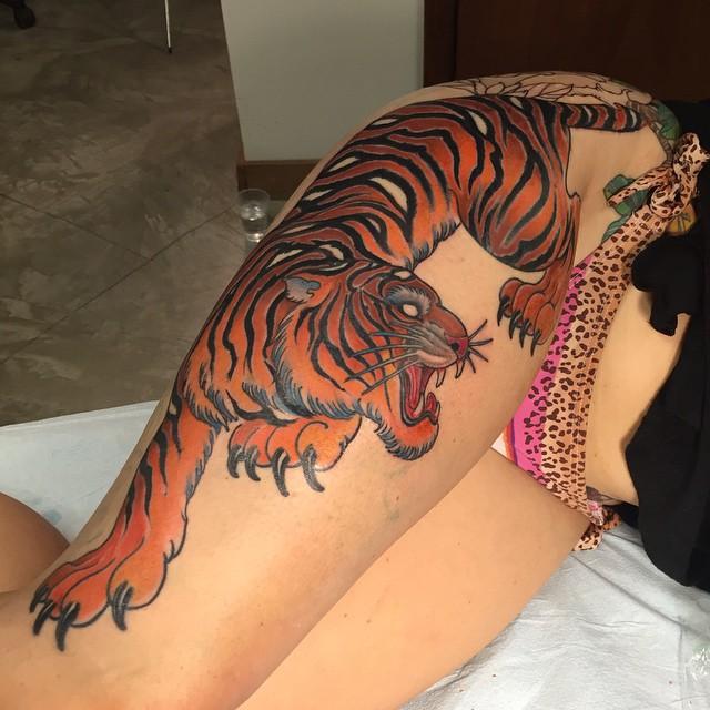 HCFL Tattoo : Tattoos : Color : Tiger