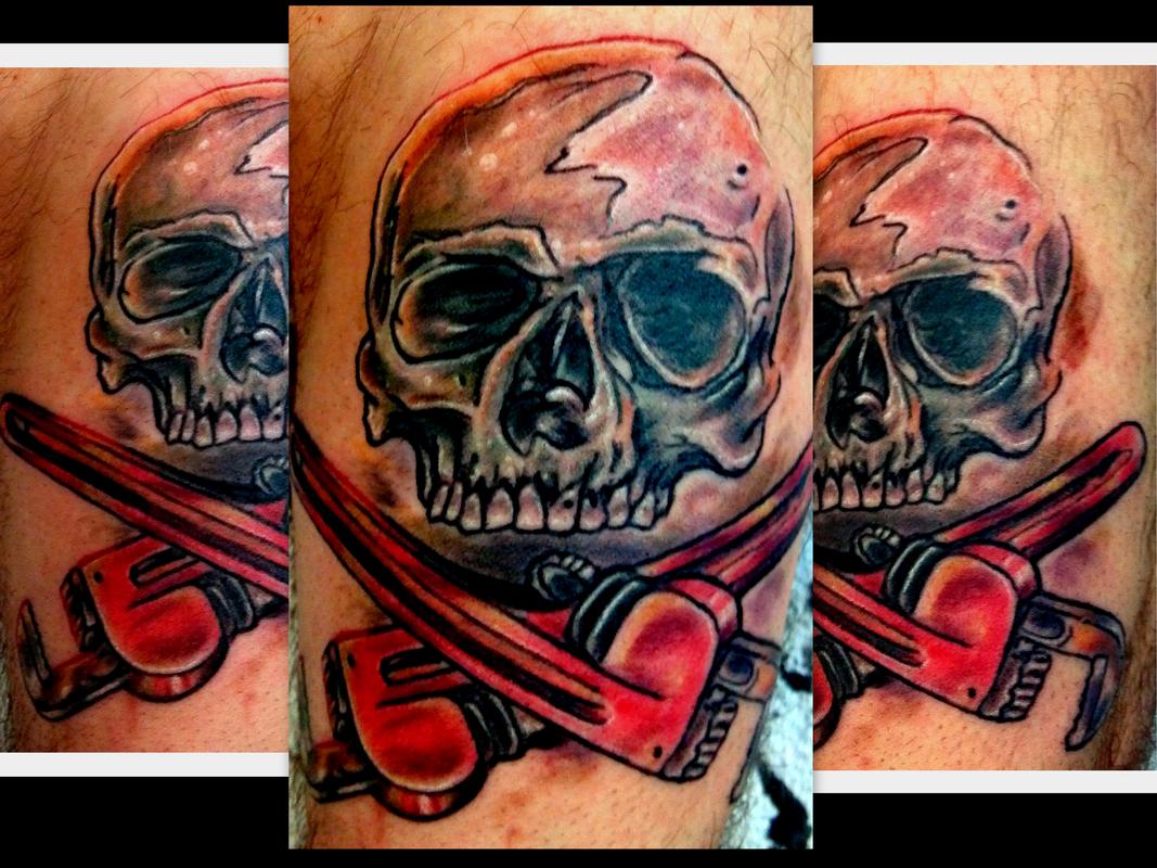 Skull New School Tattoo Style Skull New School Tattoo Style