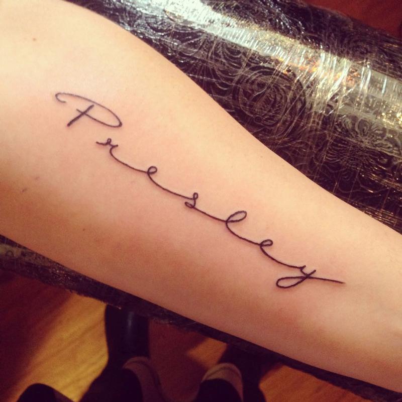 Pictures Of Cursive Name Tattoos 62