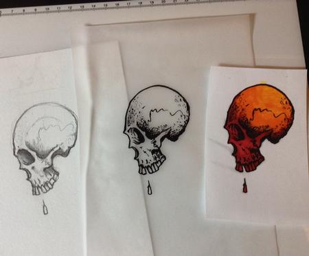 Tattoos - Skull Tattoo Design - 123172