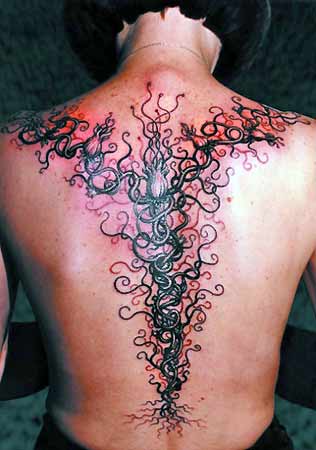 Back Spine Tattoos