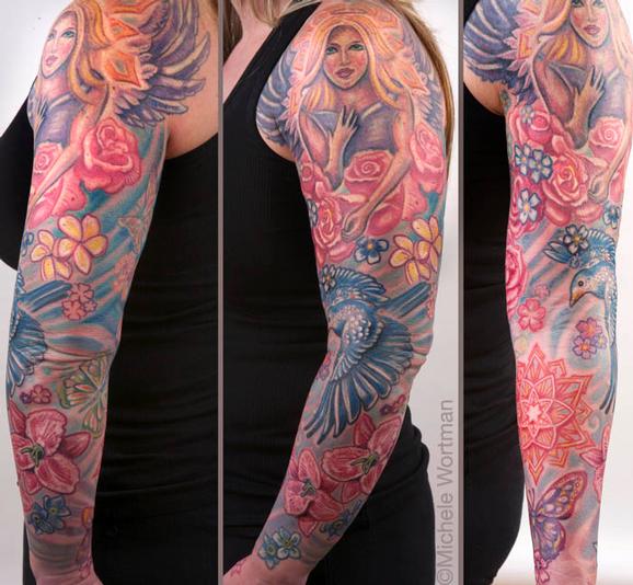 Michele Wortman - Julie angel sleeve