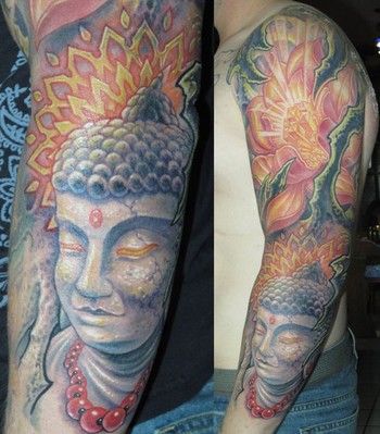 Worlds Best Tattoos Guy Aitchison Buddah Tattoo Sleeve