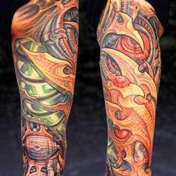 Tattoos - Bio Leg Sleeve Coverup, Detail - 13882