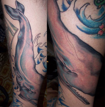 whale tattoo