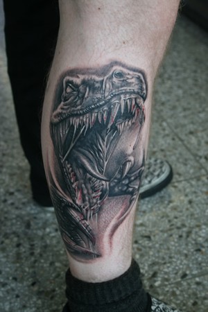 Jason Butcher - Dinosaur Tattoo