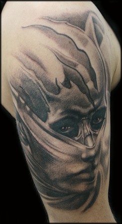 Tattoos - Creepy Face - 34701