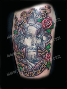 Tony Otto - Cross Memorial Tattoo