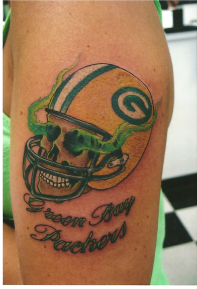 Matt Mazour - green bay skull