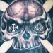 Tattoos - Iron Cross and Skull - 32407