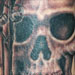 Tattoos - Skull and Black Powder Pistol - 32536