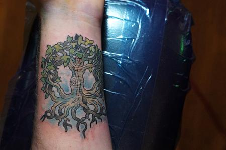 Tattoos - Tree on Scar - 72889