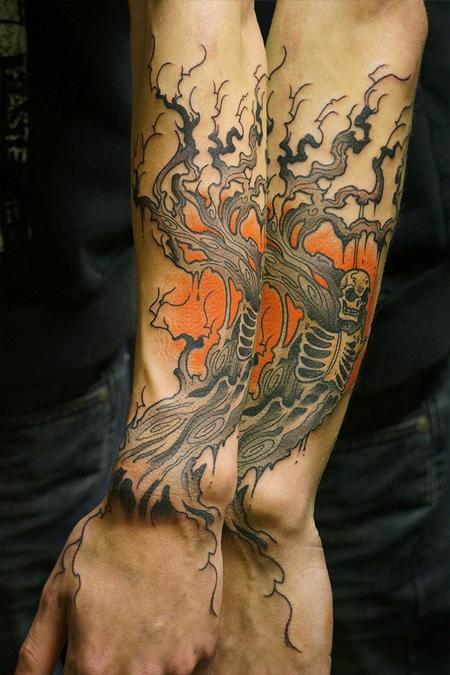 Tattoos - Tree Skeleton - 74243