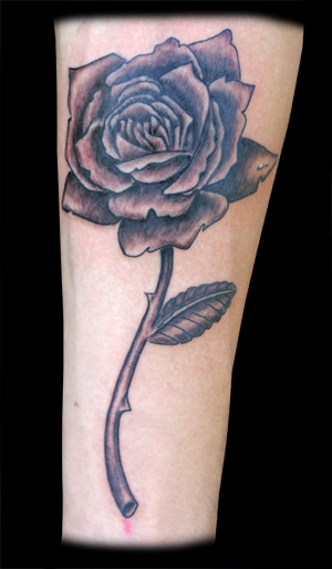 Keyword Galleries Black and Gray Tattoos Flower Tattoos Custom Tattoos 