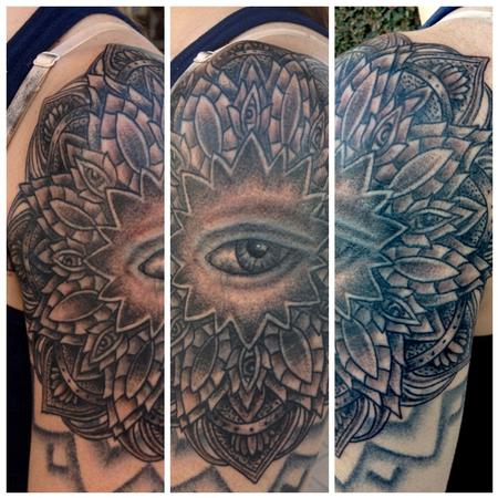 Jeff Johnson Tattoo Tattoos Half Sleeve Ambers Mandala Tattoo