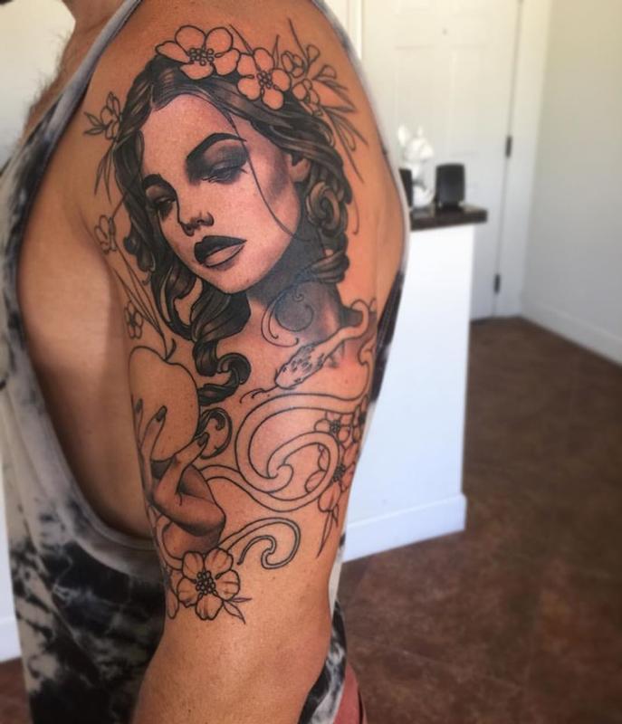 Work in Progress, Eve by Jeff Norton : Tattoos
