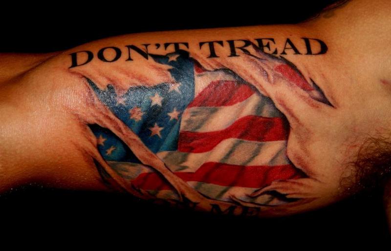 Dont Tread on Me by Jeff Norton Tattoos