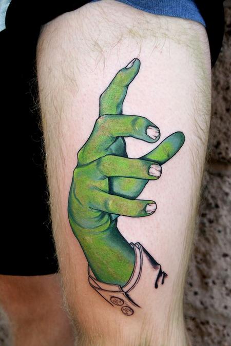 Tattoos - zombie/dead hand  - 77580