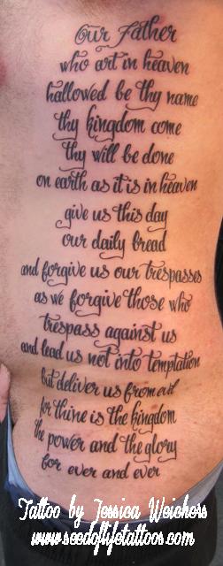 prayer quotes tattoos
