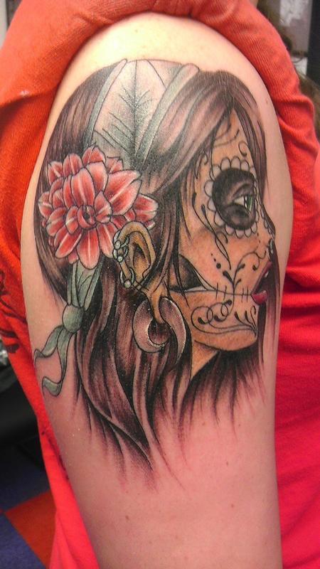 Tattoos - Day of the Dead Girl - 85806