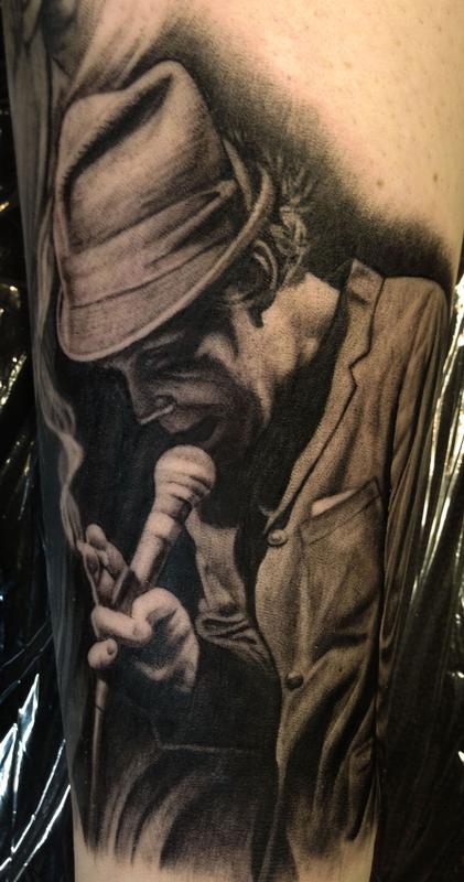 Tom Waits by Pepper : Tattoos