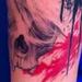 Woman with skull Tattoo Design Thumbnail