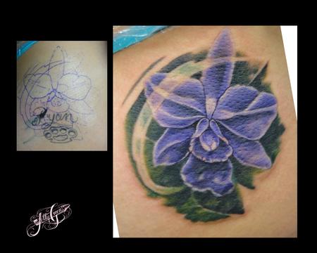 Kelly Green - orchid cover-up