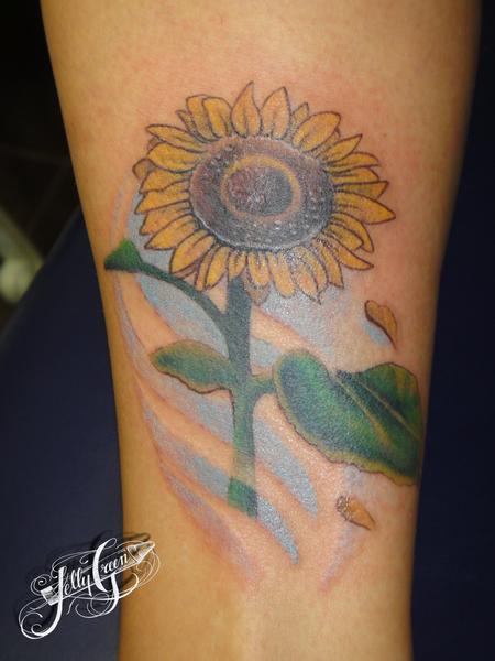 Kelly Green - sunflower 