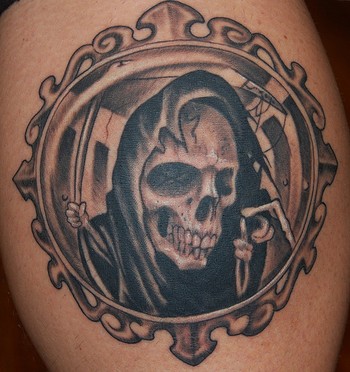 Tattoos - Grim Reaper Tattoo - 40041